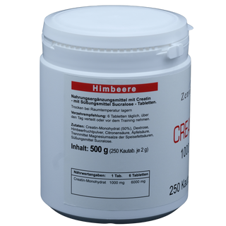 Creatin 1000mg Kautabletten mit Himbeergeschmack