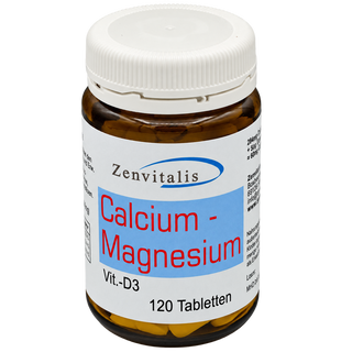 Calcium-Magnesium plus Vitamin D3 – 120 Tabletten, freigestellt