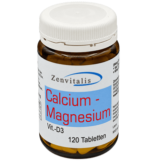 Calcium-Magnesium plus Vitamin D3 – 120 Tabletten, freigestellt