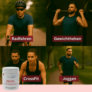 Creatin Lecithin Glutamin Taurin 250 Kautabletten