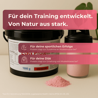 Egg-Protein / Ei-Protein Erdbeere