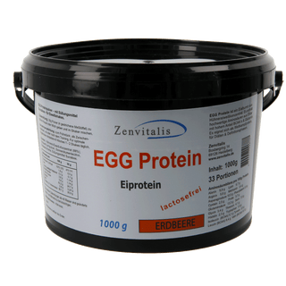 Egg-Protein / Ei-Protein Erdbeere