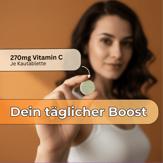 Vitamin C - 150 Kautabletten Limette-Orange