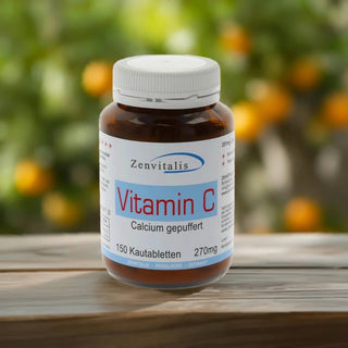 Vitamin C - 150 Kautabletten Limette-Orange