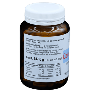 Vitamin C (Calciumascorbat) mit 300mg Vit. C pro Tablette
